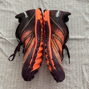 Reebok CrossFit H2O drain, Dura grip athletic shoes orange purple black …